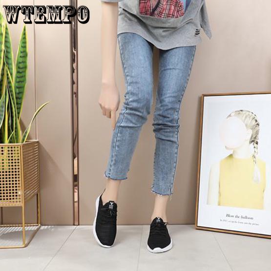 Summer Sports Shoes Female Shoes Small White Small Black Shoes Tide Wild Casual Shoes
