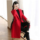 Mid-length Woolen Coat Winter Fashion Temperament Woolen Coat Warm All-match Woolen Coat