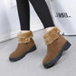 Women's Korean Autumn and Winter Models Plus Velvet Warm Cotton Shoes Flat Non-slip Short Boots