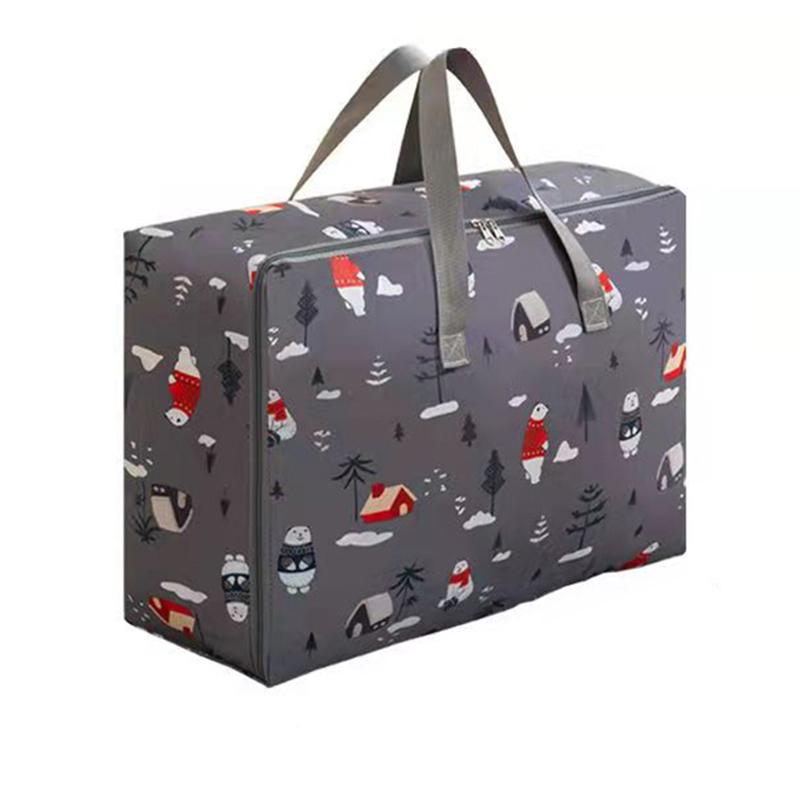 Oxford Cloth Extra Large Quilt Storage Bag Thickened Moisture-proof Travel Tote Bag Clothes Home Organize Luggage Bag Closet Organizer