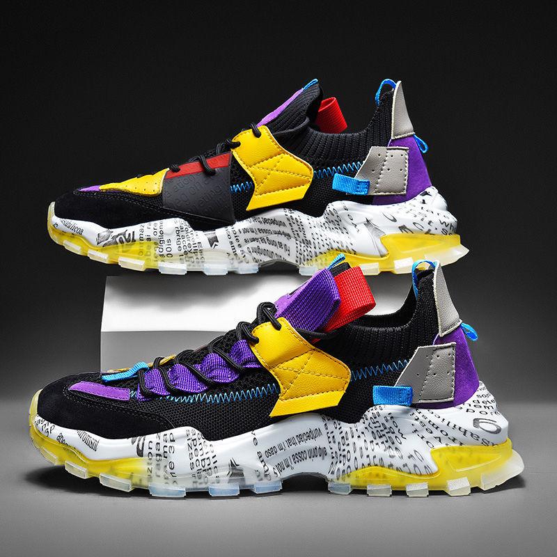 Fashion Men's Sneakers Summer Design New Trend Mens Shoes Casual Mesh Breathable Light Tenis Masculino Adulto Footwears