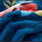 Use A Thicker Blanket on The Bed To Soften and Soften The Blue Fleece Blanket To Thicken The Extra Blanket Quilt Coral Fleece Bed Siesta Cover Blanket