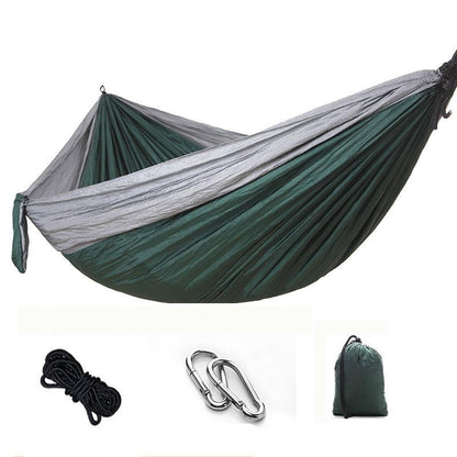 2 Person Parachute Hammock for Single Outdoor Hunting Survival Portable Garden Yard Patio Leisure Hanging