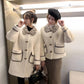 Pofulove flared sleeves lace shirt female long sleeve slim shirt Elegant cute sweater women