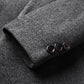 Winter Trench Coats Wool Warm Long Jackets for Men 2021 New Fashion Solid Stand Collar Slim Plus Size Male Windbreaker Coat Thicken Casual Mens Trench