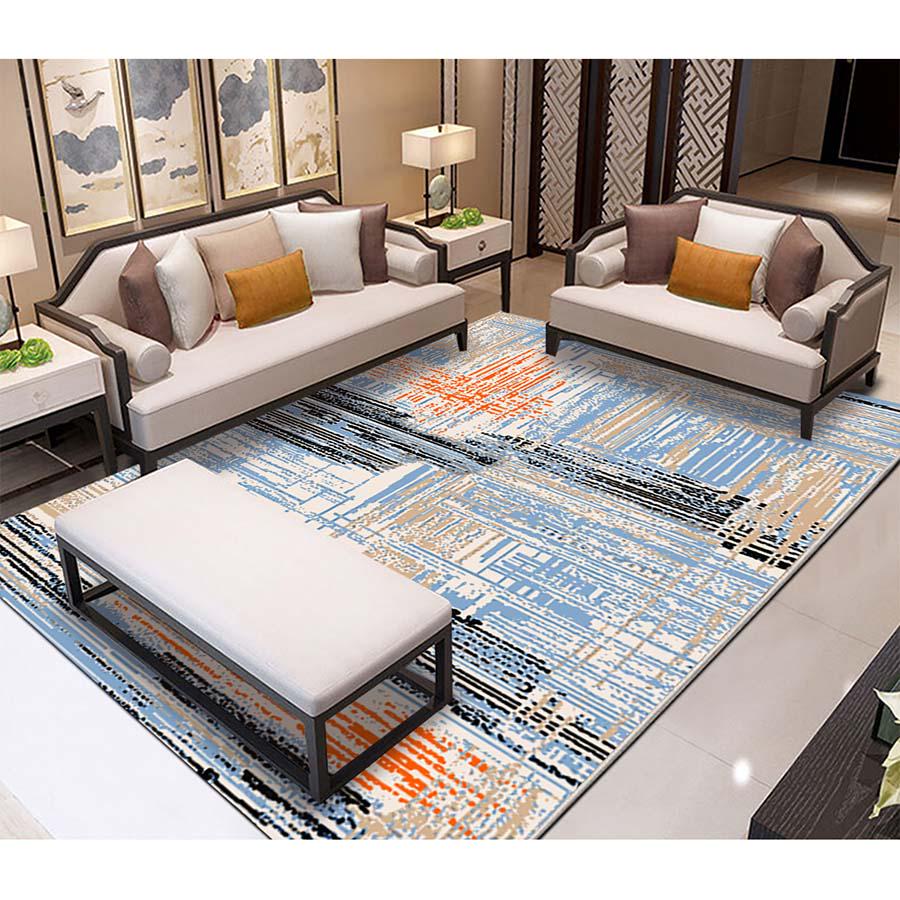 Ink Chinese Rectangular Sofa Coffee Table Carpet Carpets for Living Room Area Rug Home Decor