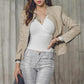 Pofulove Sexy Autumn Winter Knitted Sweater Women Deep V-Neck Cashmere Pullover Long Sleeve Jumper
