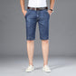 Summer Thin Denim Shorts Stretch Straight Five-point Jeans