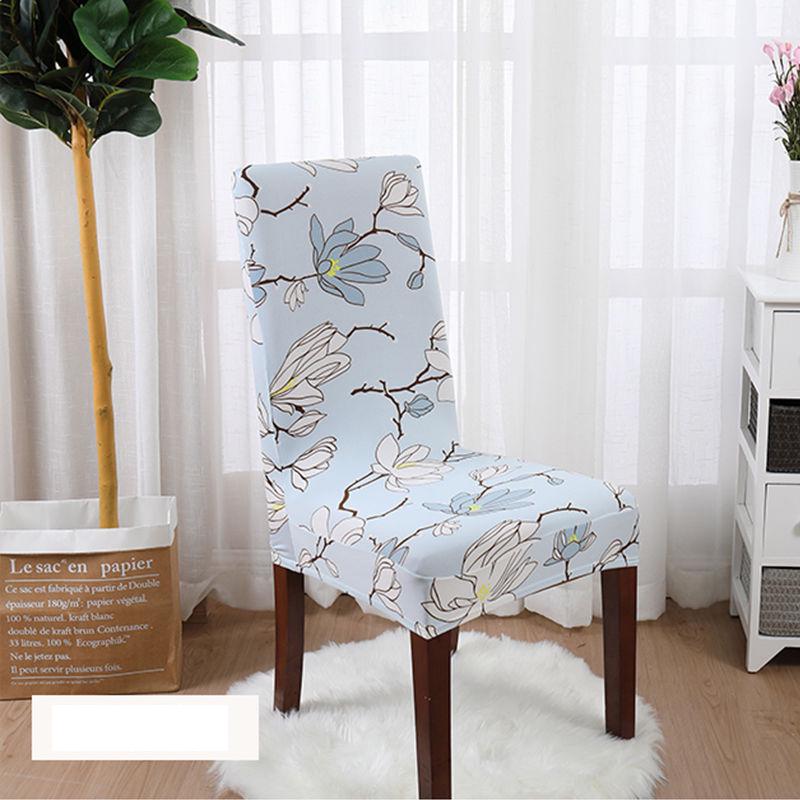 Removable Print Chair Cover Banquet Dining Room Seat Protector Stretch Dining Chair Cover Home Decor