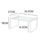 Kitchen Cabinet Layered Rack Desktop Storage Rack Storage Cabinet Inner Compartment Divider Single-layer Double-layer Pot Rack Kitchen Supplies