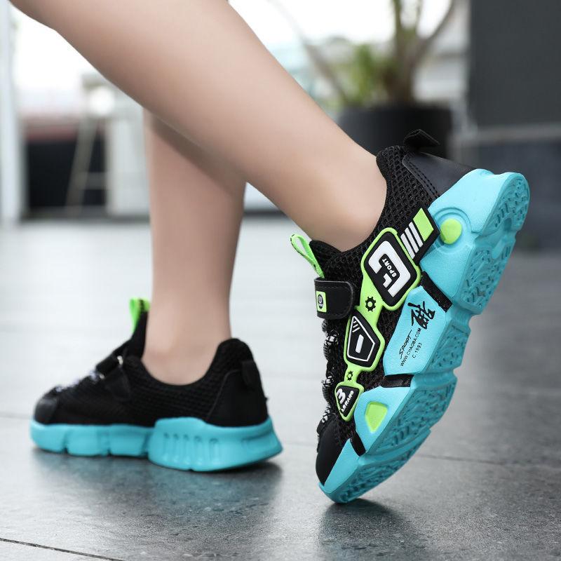 Mesh Breathable Boys' Shoes Spring and Autumn Elementary School Net Shoes Summer Deodorant Boys Children's Sports Shoes