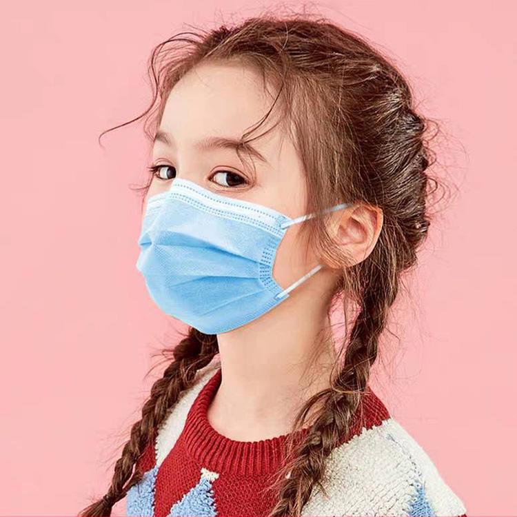 Baby Care Set Cartoon Cute Anti-Dust Mask for Kids Disposable Non-Woven Fabric Masks Random Color