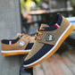 Summer Middle-aged and Elderly Men's Casual Shoes Breathable Deodorant All-match Lace-up Wear-resistant Flat Shoes