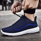 Men's Breathable Sports Shoes Versatile Casual Running Shoes Mesh Flyknit Men's Shoes