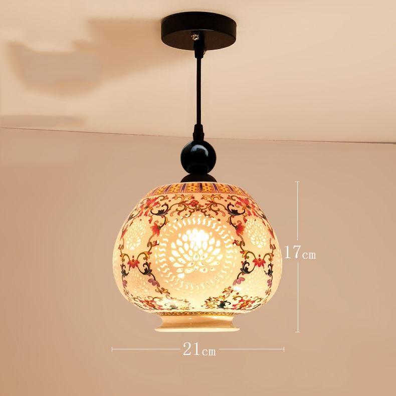 Modern Chinese style antique restaurant living room bedroom study room classical lantern chandelier