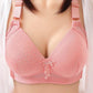 Large Size Gathering Anti-sagging Thin Section No Steel Ring Non-magnetic Comfortable Cotton Breathable Anti-glare Ladies Bra