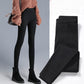 Tall Trousers Women's High Waist Plus Velvet Leggings Women's Outer Wear Autumn and Winter Black Plus Size Women's Trousers