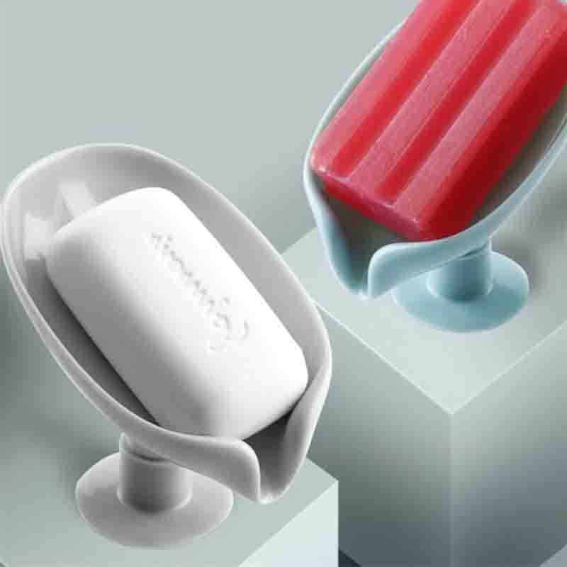 Creative Soap Box Water Put Soap Rack Free Punch Suction Cup Bathroom Artifact