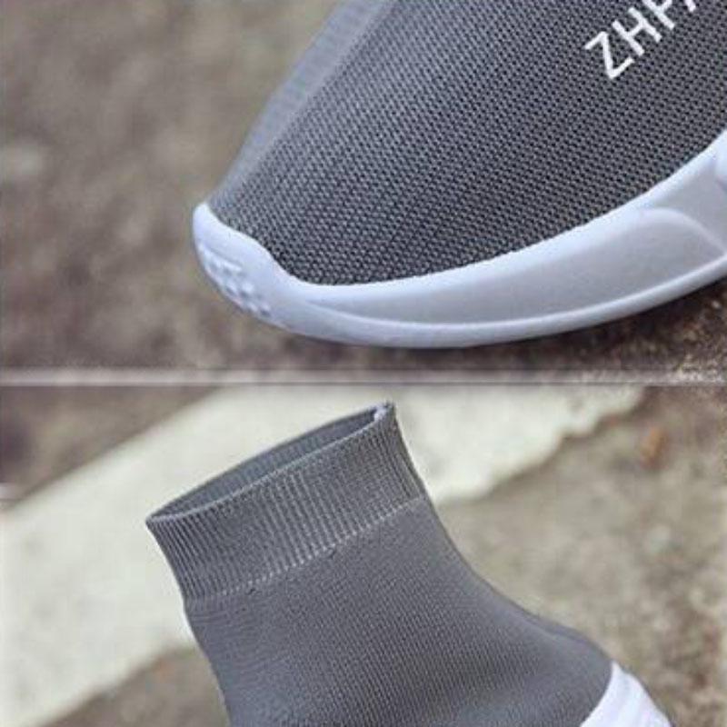Socks Shoes Men and Women Winter Plus Velvet Warm High-top Stretch Cotton Shoes Wild Ins Sports Warm Shoes