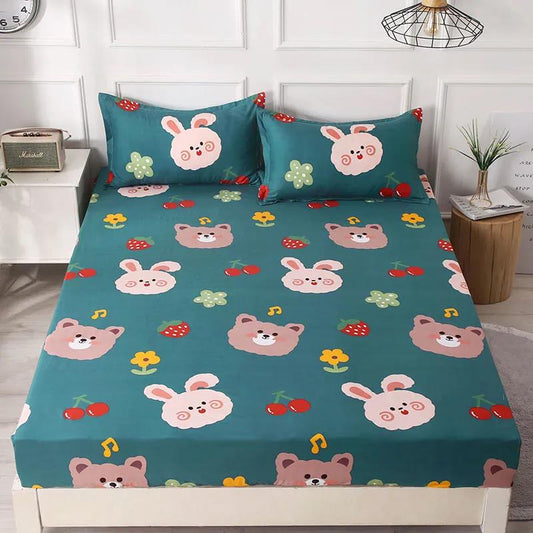 Mattress Cover Single-piece Non-slip Fixed All-inclusive Mattress Dust-proof Protective Cover Single Double Bedding