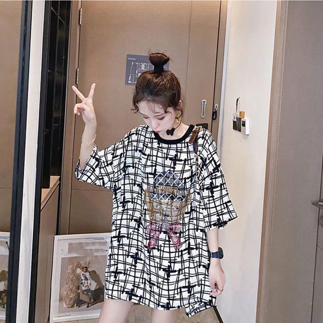 M-XXXXL Women's Summer Dress Backless Bowknot Short Sleeve Round Neck Printing Daily Wear Office Dating Party