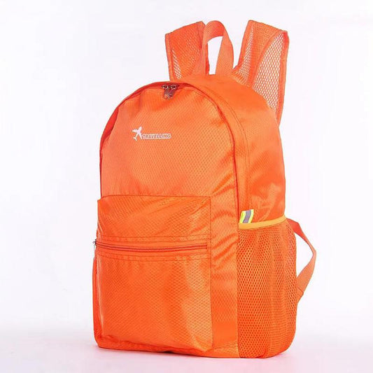 Korean Version of The Multifunctional Travel Backpack Outdoor Climbing Bag Storage Bag Simple and Lightweight Folding Backpack