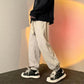 Wick Velvet Casual Pants Men and Women with Small Models Design Magic Paste Feet Bus Pants Loose Fried Street Broad Pants