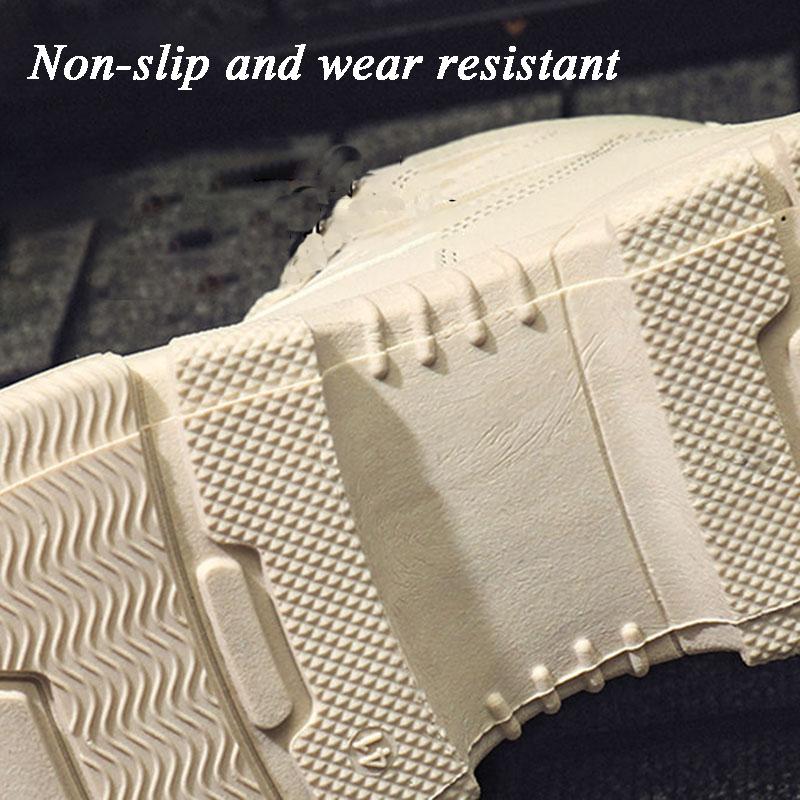 Men Safety Work Boots Shoes No-slip Steel Toe Working Boots Pluse Size Martin Boots Warm Plus Velvet Reflective Sneakers