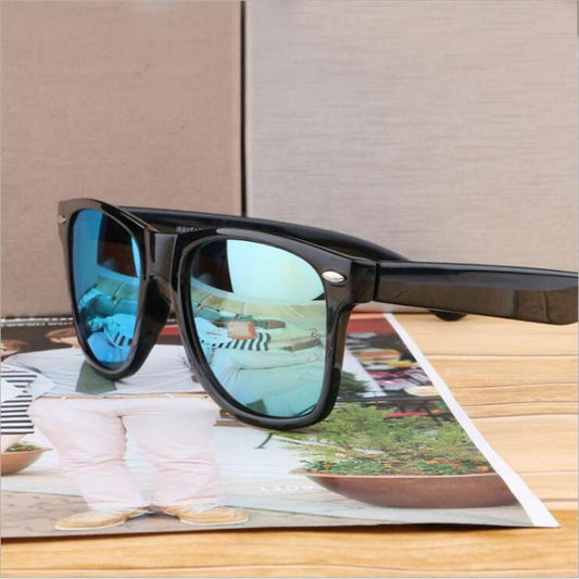 2019 Brand Fashion Black Frame Sunglasses Men Sunglasses Women Driving Mirrors Eyewear Male Sun Glas