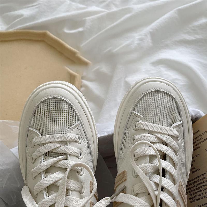Mesh Small White Shoes Women's Mesh Breathable All-match Student Casual Sports Shoes Korean Retro Sneakers