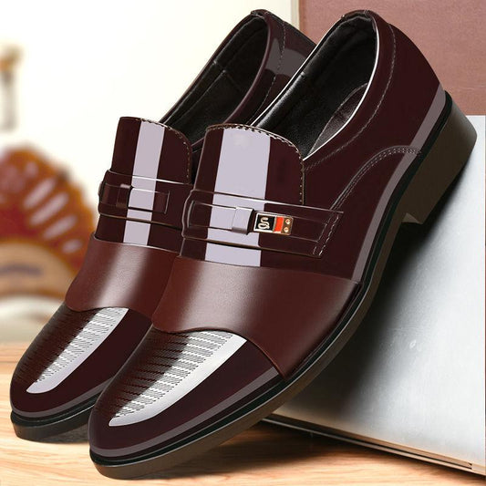 Men's Business Non-slip Leather Shoes British Breathable Men's Shoes Men's Work Shoes