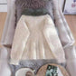 Short Doll Collar Sweater Cardigan Women's Spring and Autumn Sweet and Loose Student Sweater Coat Thickening