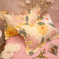 High-grade Cotton Princess Pillowcases A Pair of Floral Print Large Pillowcases 48*74cm Bedding