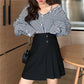 S-XXXXL Irregular Split Fork Women Sexy Tight A-line High Waist Short Skirt  Zipper Home Office Club Casual
