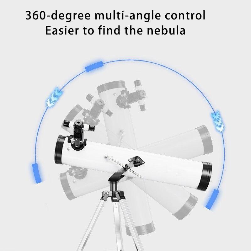 Upgrade Professional Astronomical Telescope Long Range 875 Times 1.25 Inch Eyepiece HD Deep Space Star Moon for Outdoor Camping