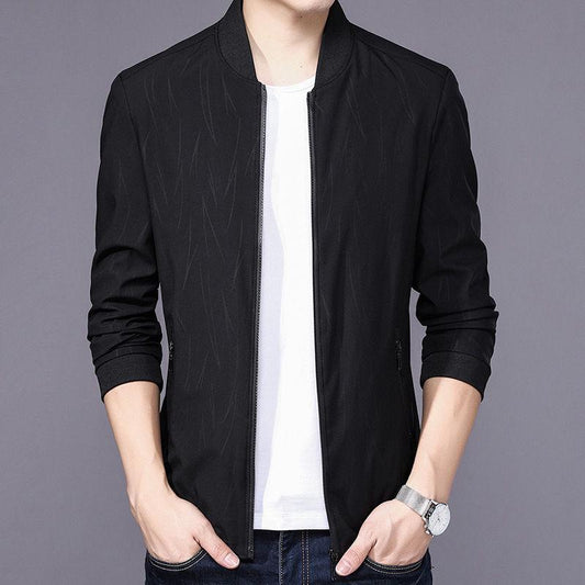 Autumn Mens Jacket Stand Collar Windbreaker Male Baseball Jackets Casual Bomber Jacket Male Outwear