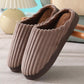 Winter Couples Home Warm Non-slip Cotton Slippers Large Size Thick-soled Cute Indoor Cotton Slippers