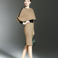 Autumn and Winter Elegant Ladies Fashion Base Skirt Slim Long-sleeved Hip Dress V-neck Long-sleeved Coat