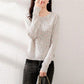 Sweater Women's Pullover Knitwear Korean Style Hollow Loose Top Trending Purple Sweater Autumn and Winter Fluffy Fashion