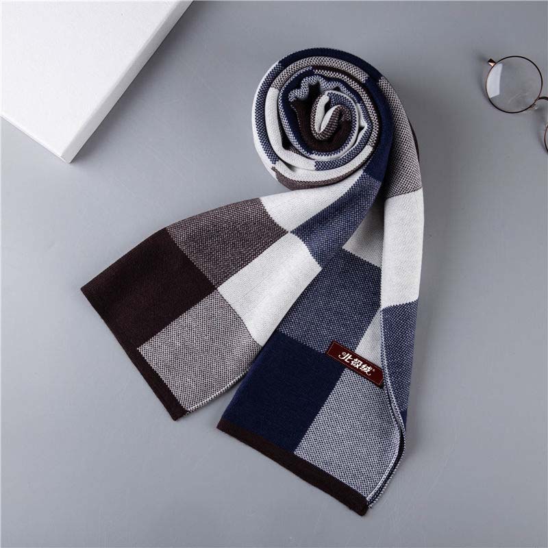 Autumn and Winter Cashmere Scarf Hand-woven Men and Women Windproof and Warm Scarf