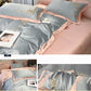 European Silk Silk Four-piece Water Washing Baked Bed Is Sleeve Package Set