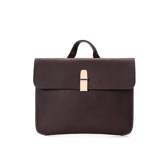 Business Briefcase Men PU Leather Zipper Waterproof Handbag Shoulder Bag Travel Messenger Bags