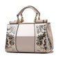 Genuine Leather Texture Ladies Bags Large Capacity Middle-aged Women's Bags Handbag Fashion One-shoulder Messenger Big Bag