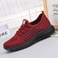 Cloth Shoes Women's Soft Sole Comfortable Non-slip Lightweight Fly Woven Single Shoes Outdoor Sports Shoes Mesh Surface Breathable and Lightweight