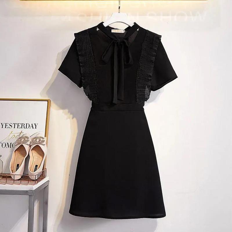 Women's Dress Spring and Summer Version Was Thinner and Reduced The Waist Temperament Dress Women