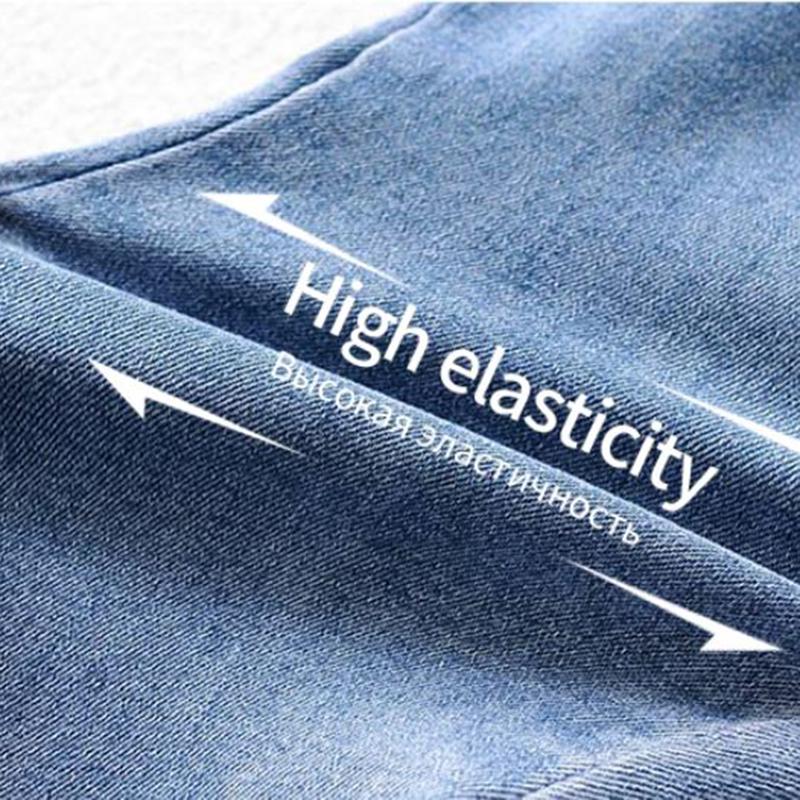 Women High Waist Jeans Woman Sexy Black Blue Elastic Skinny Pencil Pants Female Plus Size Zipper Wash Denim Trousers Girl