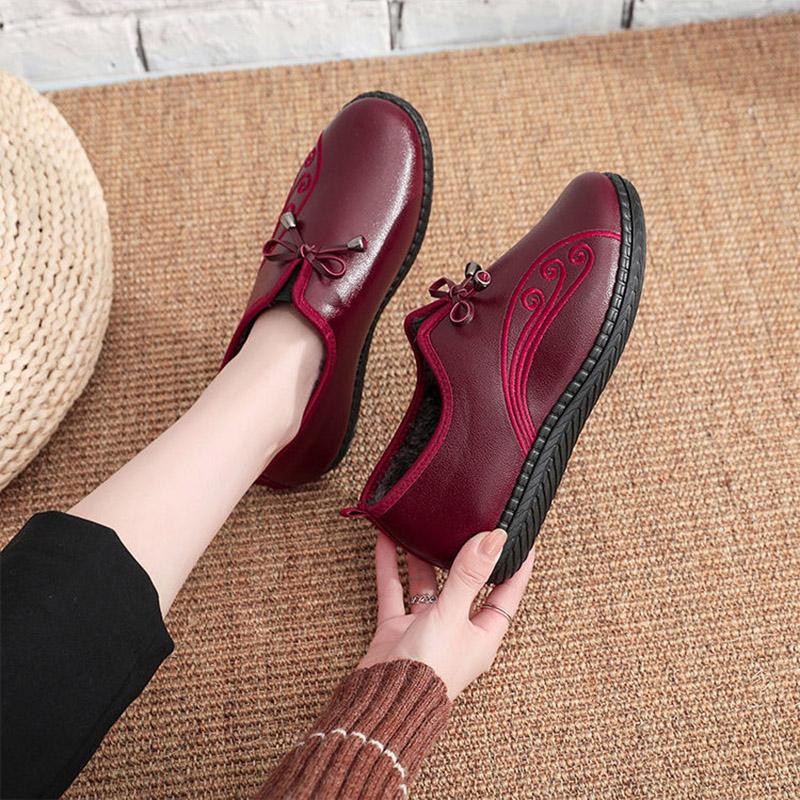 Waterproof Non-slip Mother Shoes Winter Women's Cotton Shoes Plus Velvet Thick Women's Snow Boots