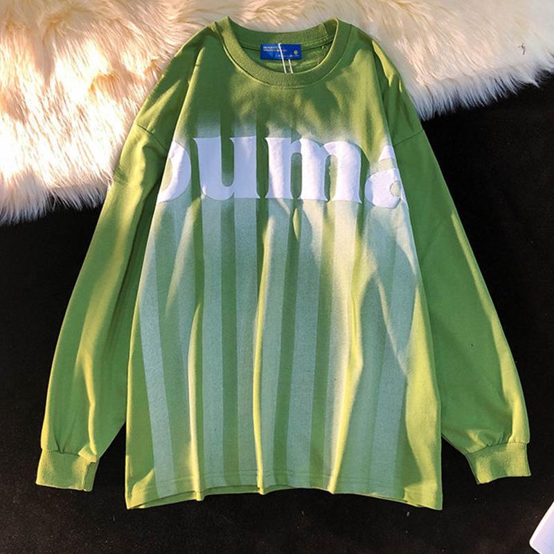 2021 Spring and Autumn New Splicing Pullover Fashion Korean Thick and Thin Women's Sweatshirt Black Women's Hoodi