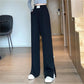 Sports Pants Women's Split Wide Legs High Waist Slimming Loose Straight Casual Pants Women's Wild Guard Pants Women