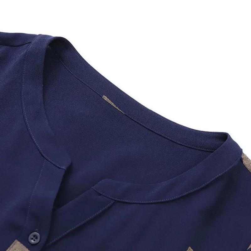 Temperament Loose Shirt Dress Was Thin Covering Belly Skirt Large Size Women's A-line Mid-length Dress Fabric Soft and Sweat-absorbent